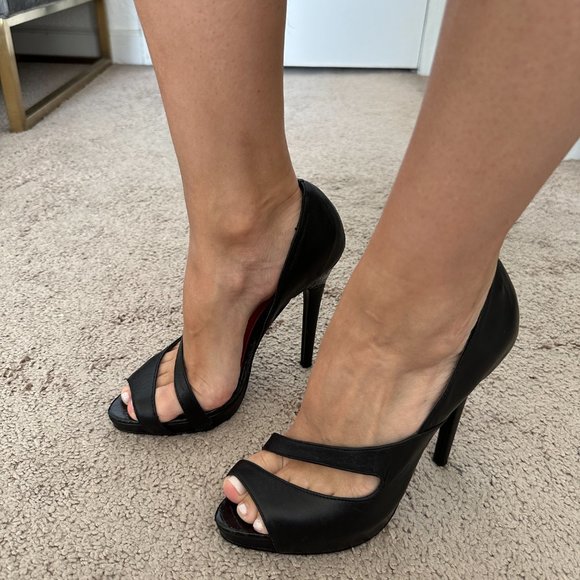 Charles Jourdan black stilettos, Size 7 - Picture 9 of 13